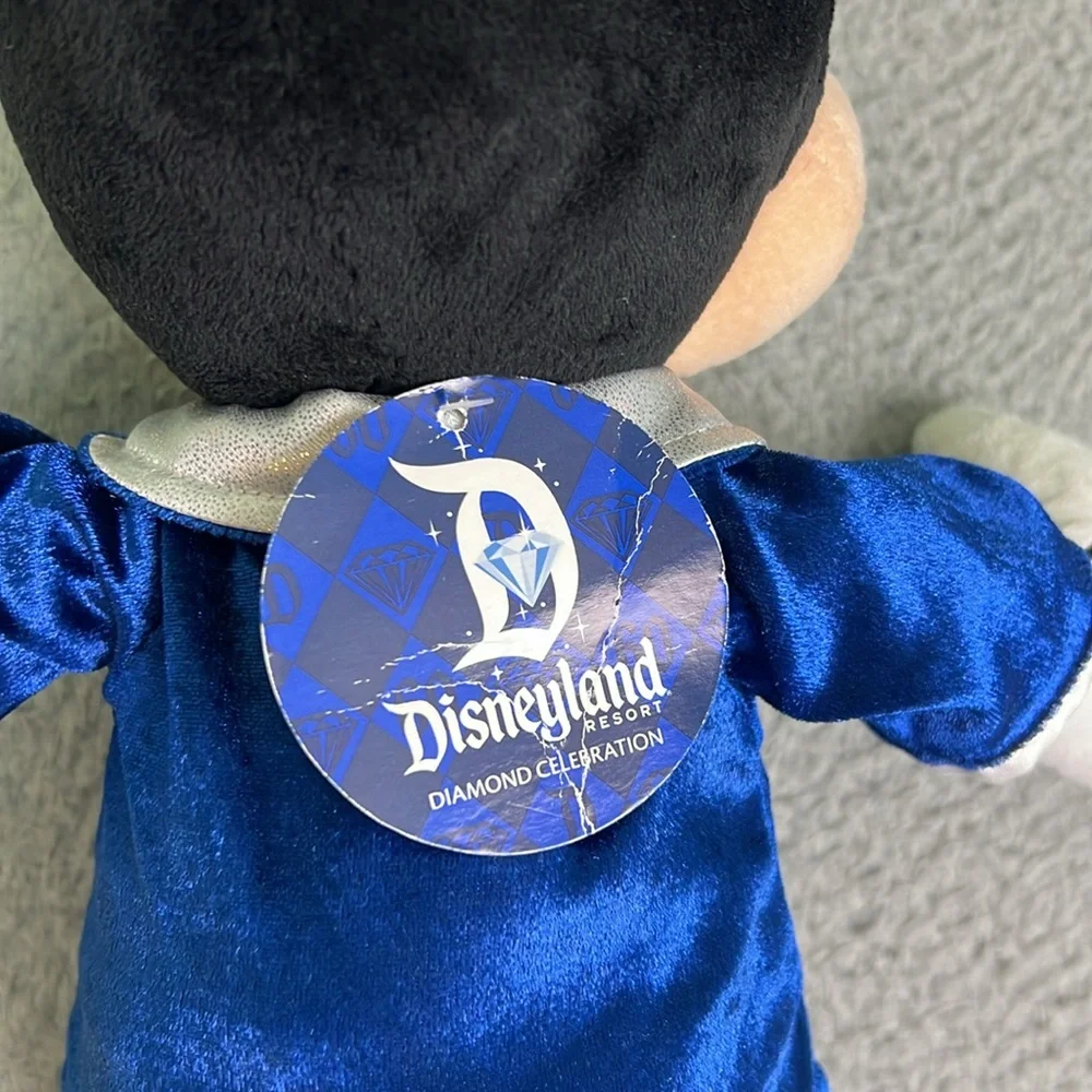 NWT Disneyland 60th Anniversary Mickey Mouse Diamond Celebration Plush 15” - Picture 4 of 4